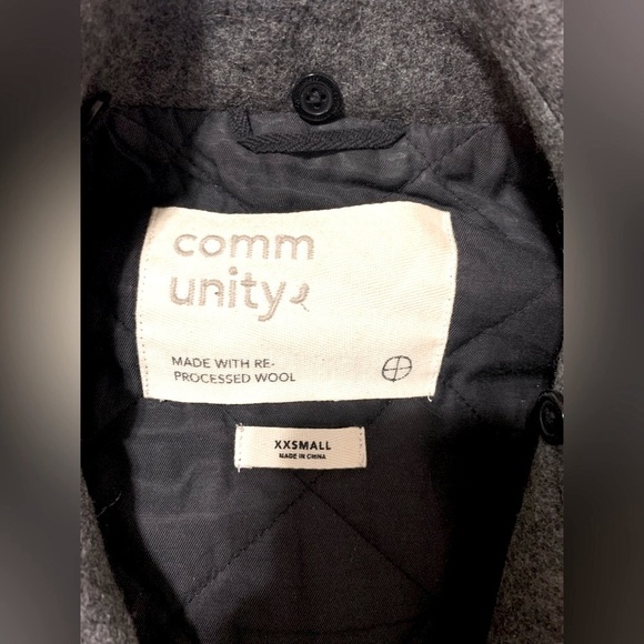 Aritzia Community Cadet Wool Coat Size XXS‎ - Picture 3 of 3